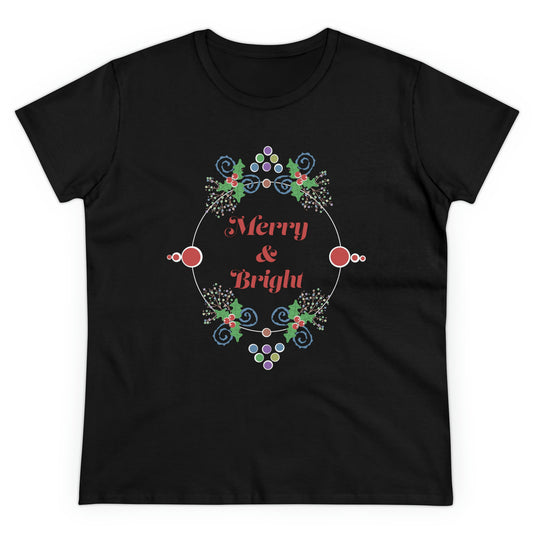 Tee Short sleeved Merry & Bright