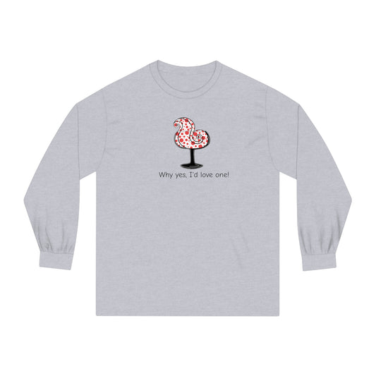 Tee Long sleeve Red Wine