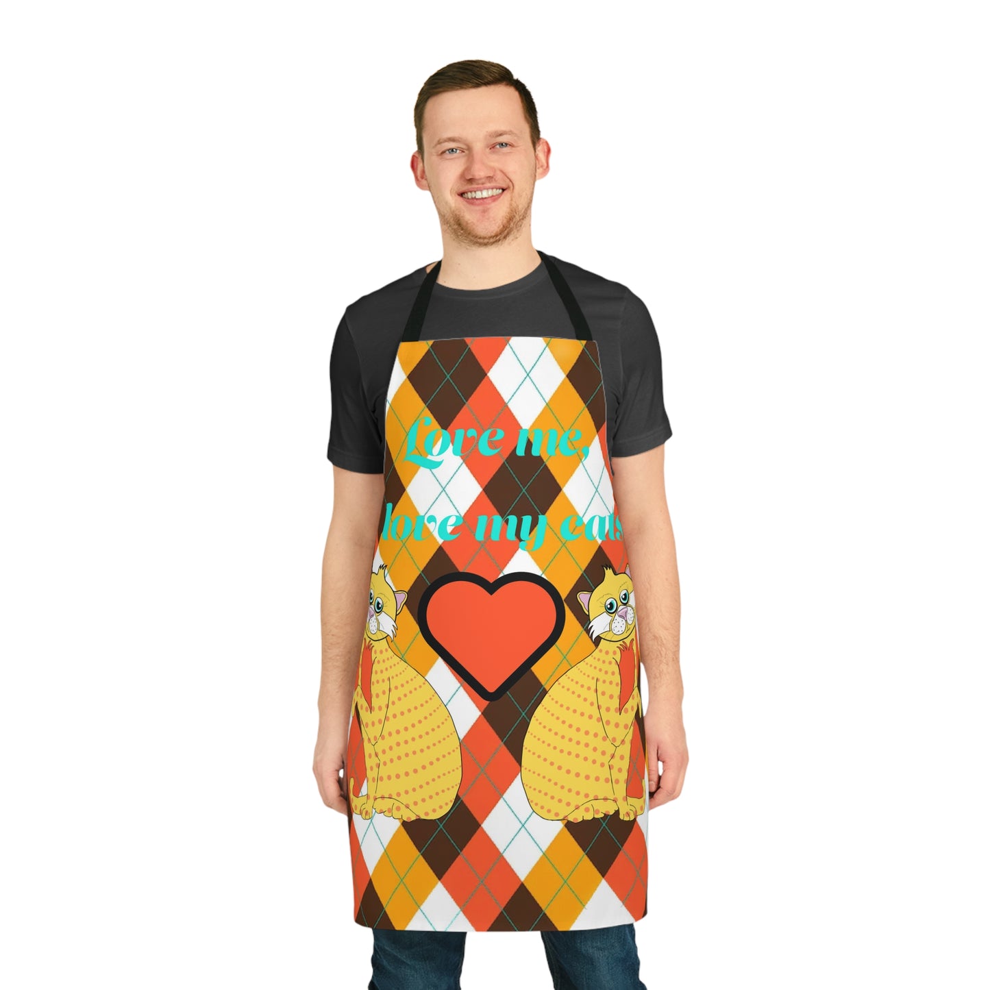 Apron - Love me, love my cats