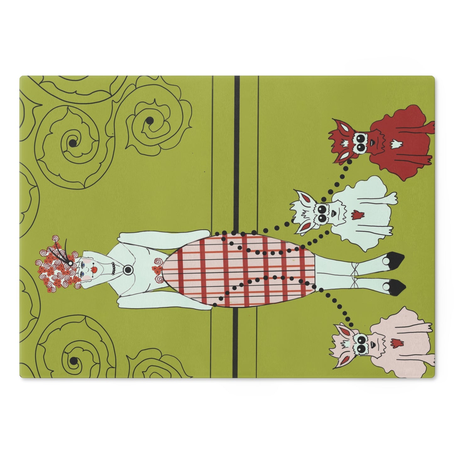 Cutting Board - Loretta Lou and the three weirdos