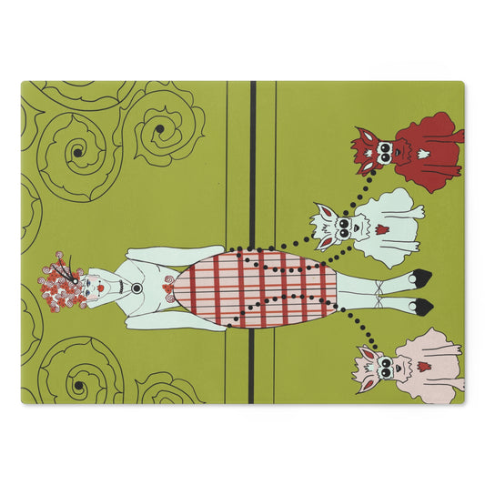 Cutting Board - Loretta Lou and the three weirdos