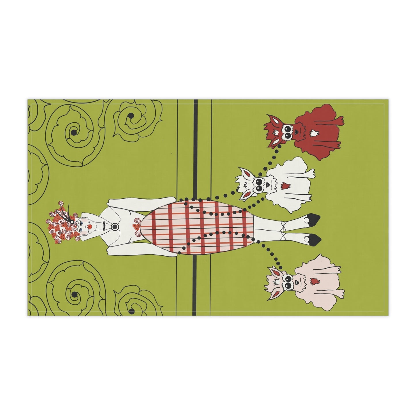 Kitchen Towel - Loretta Lou and the three weirdos