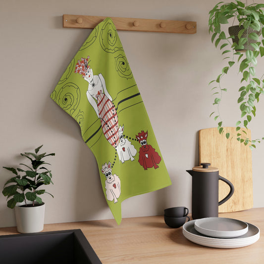 Kitchen Towel - Loretta Lou and the three weirdos